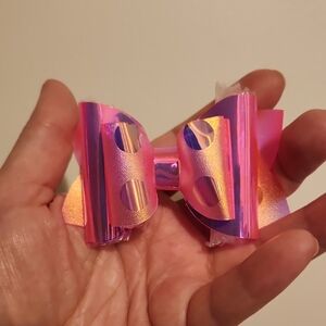 Shimmering Pink and Purple Kids Hair Bow